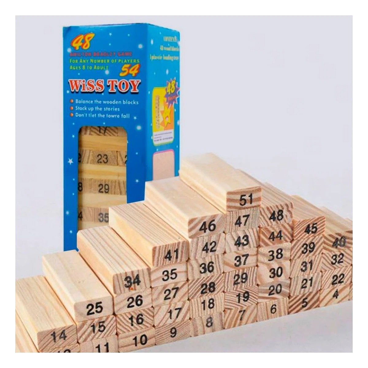 PACK4 JUEGO DE MESA DE MADERA PARA DIVERSION EN CASA - 5