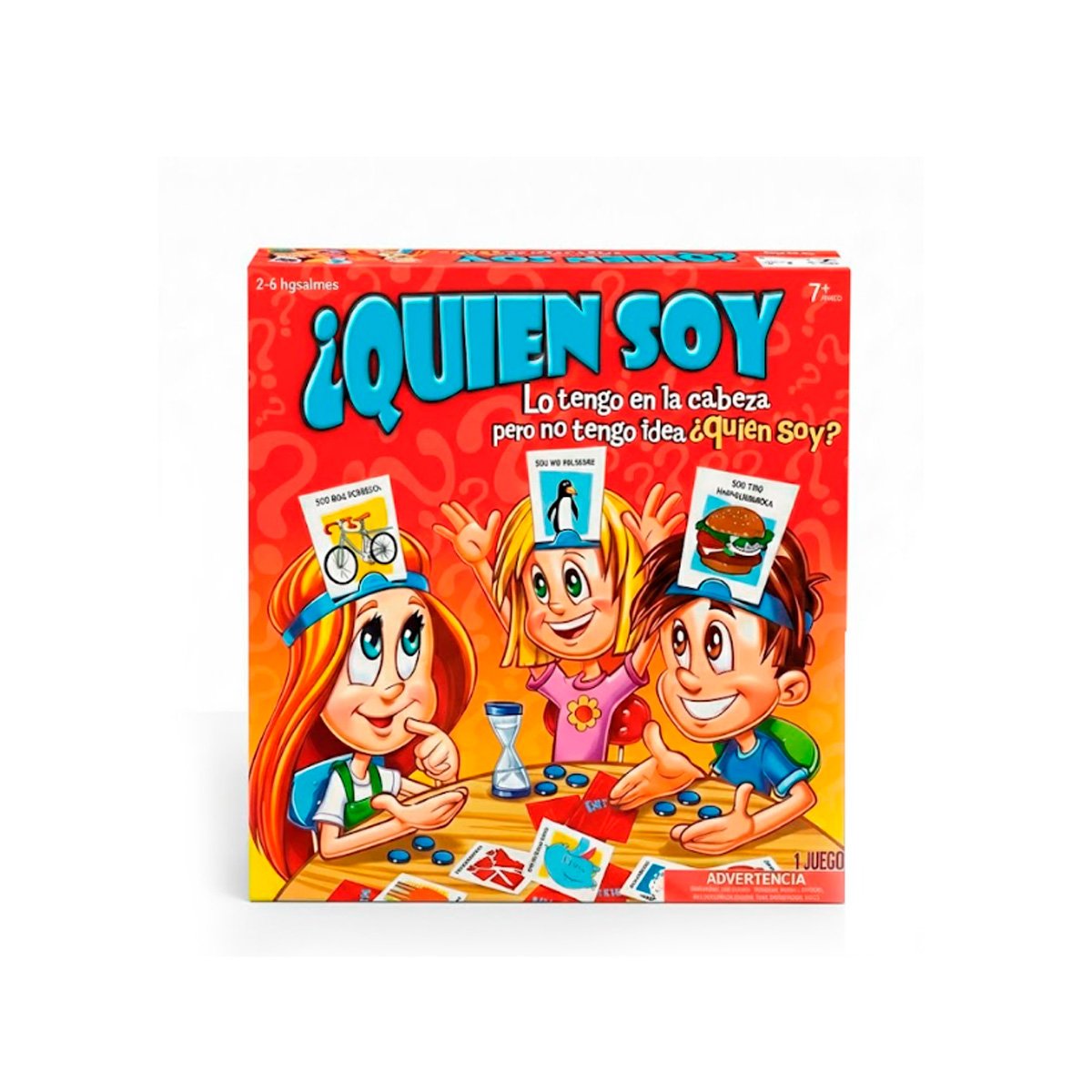 PASATIEMPO SOCIAL QUIEN SOY ROJO PARA JUEGOS EN HOGAR Y+REGALO STICKER - 3