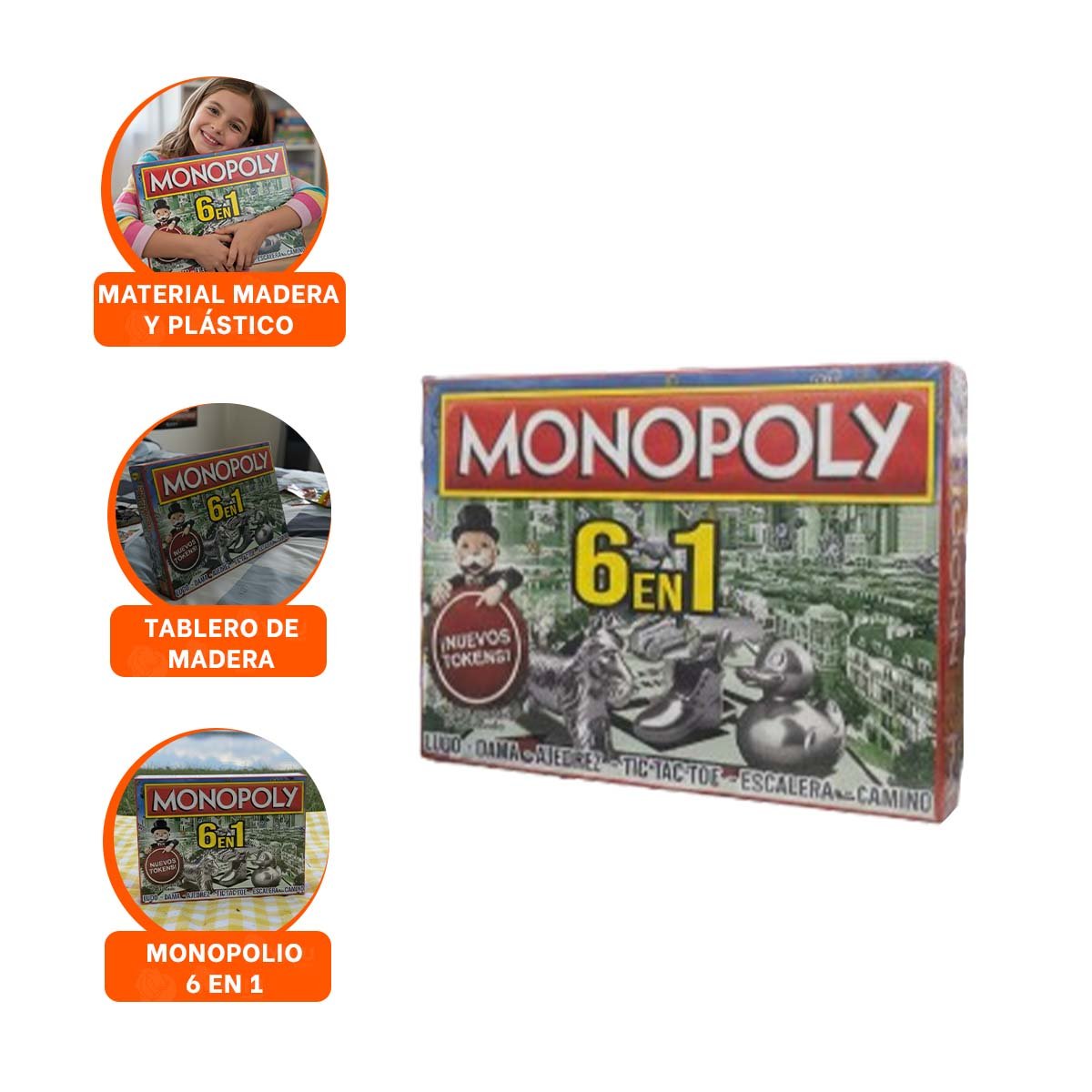 JUEGO DE MESA VERDE PARA HOGAR CON MODALIDADES VARIADAS Y USO FAMILIAR - 3