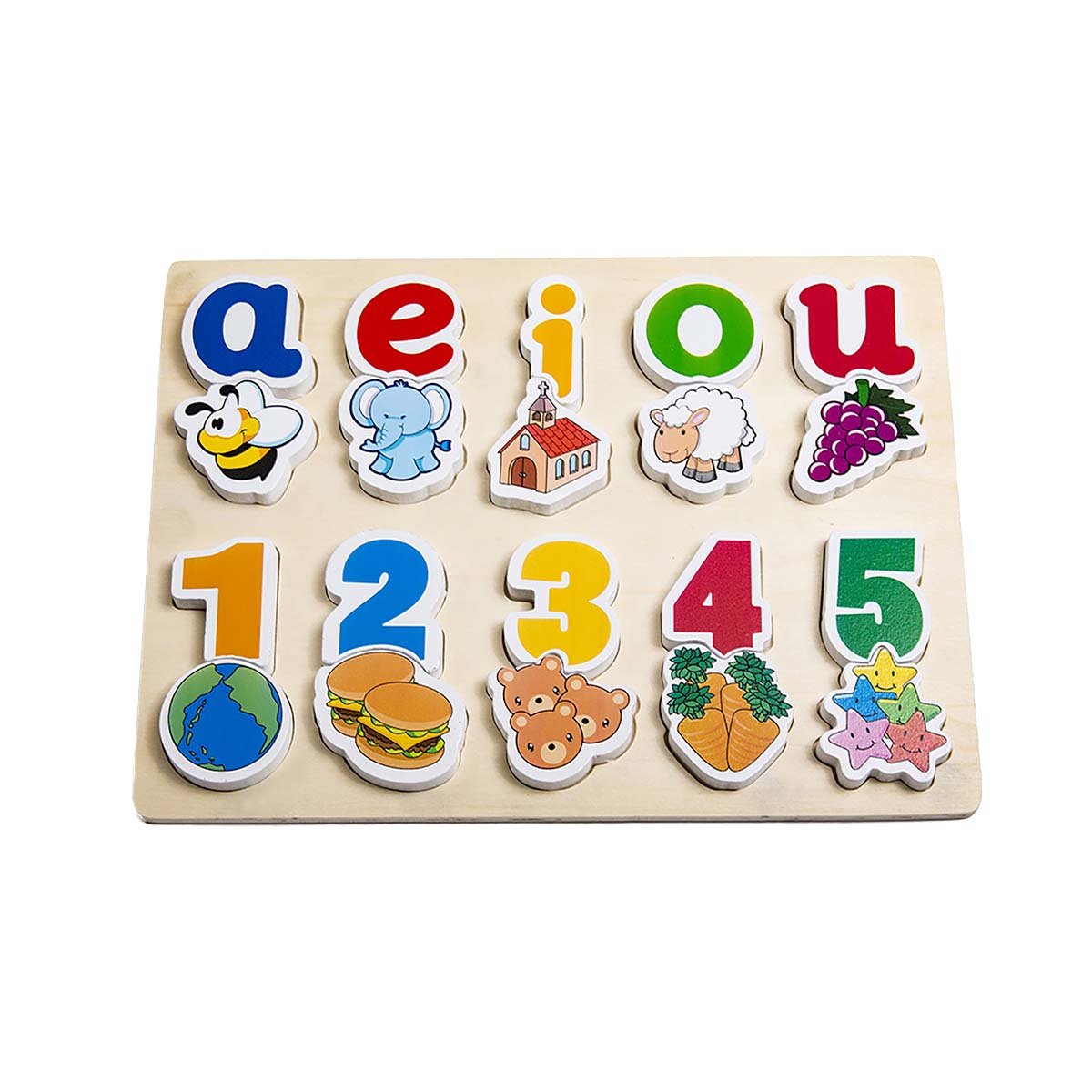 PACK6 SET CREATIVO DE ROMPECABEZAS CON NUMEROS Y FIGURAS Y+REGALO STICKER - 2