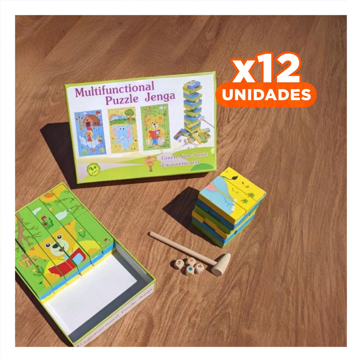 PACK12 SET CREATIVO CON ROMPECABEZAS INFANTILES - 1