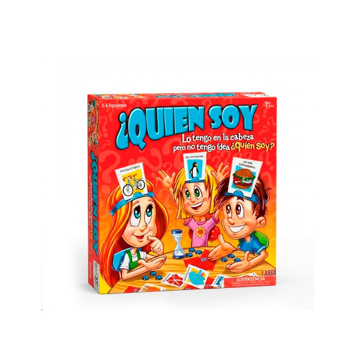JUEGO SOCIAL QUIEN SOY ROJO PARA REUNIONES EN CASA Y+PAPEL REGALO - 1