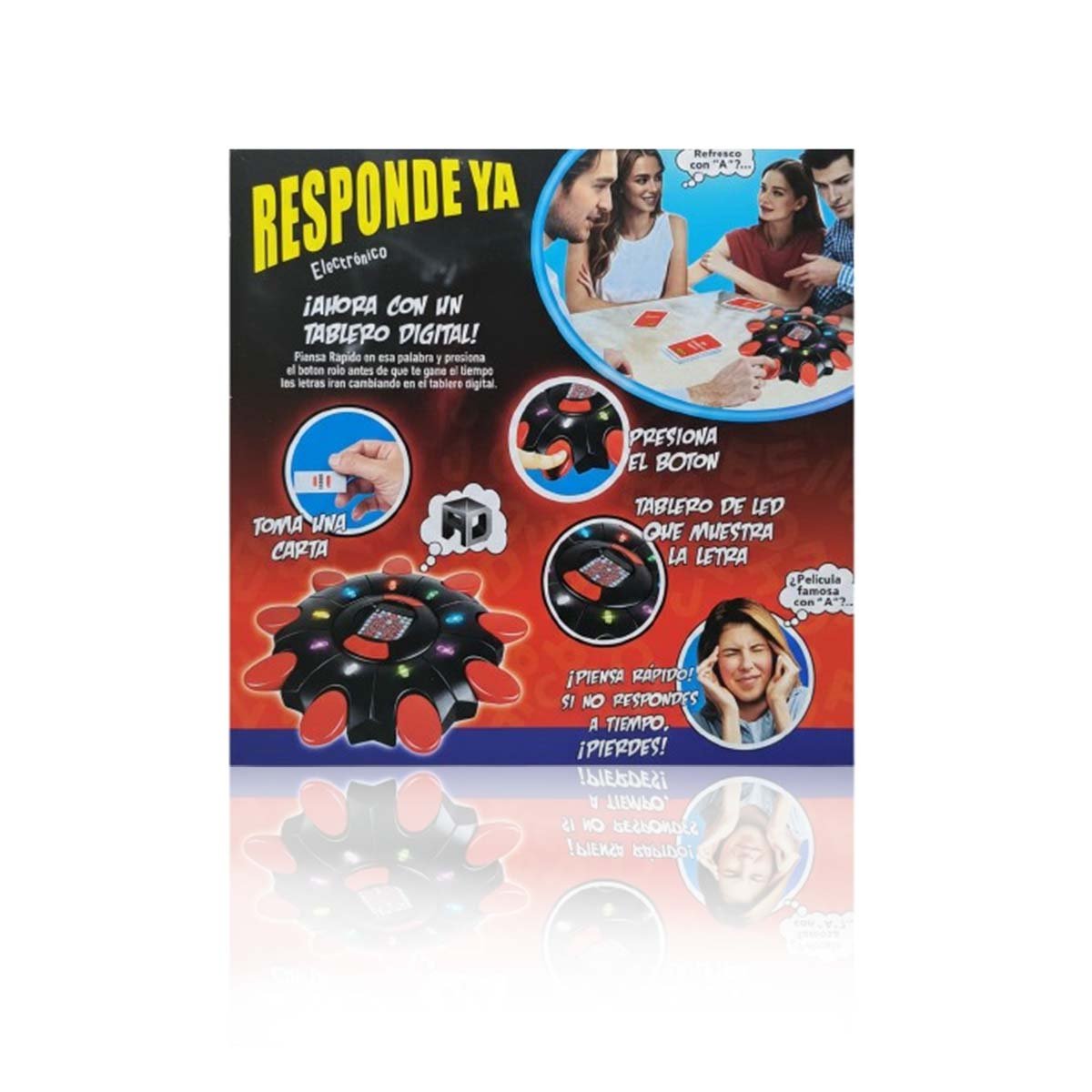 PACK6 ELECCION FAMILIAR DE MESA NEGRO PARA REUNIONES EN CASA CON AMIGOS Y+REGALO STICKER - 2