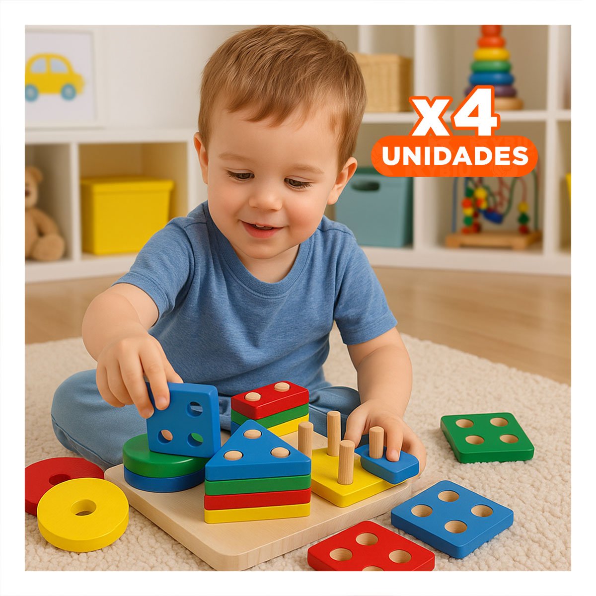 PACK4 CREATIVO DIDACTICO PLANTADO PARA NIÑOS MOTRICIDAD Y DIVERSION - 1