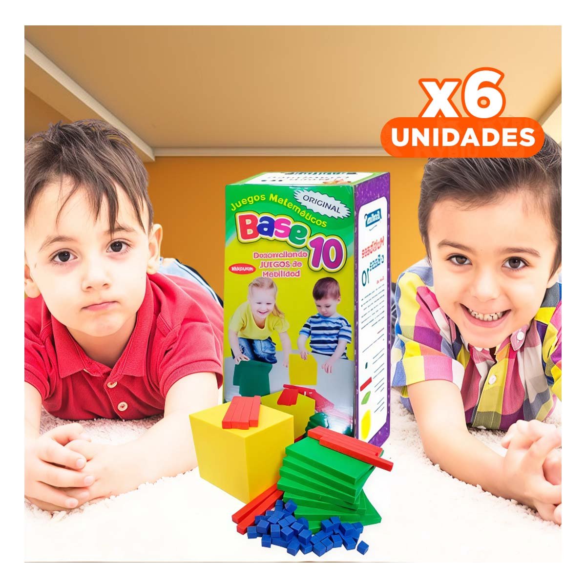 PACK6 KIT ESCOLAR BASE 10 DIVERTIDO PARA NINOS Y+REGALO STICKER - 1
