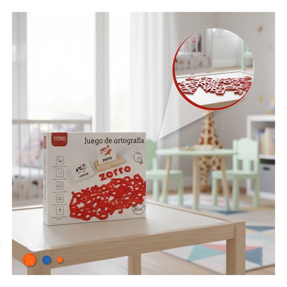 PACK4 PROPUESTA EDUCATIVA DE ORTOGRAFIA ROJO PARA USO INFANTIL - 5