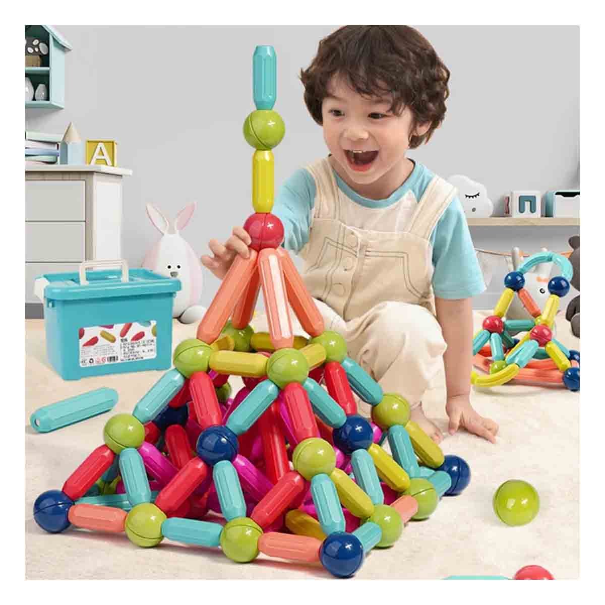 PACK6 INNOVACION MAGNETICA EDUCATIVA CON PIEZAS CREATIVAS PARA JUEGO Y+REGALO STICKER - 3