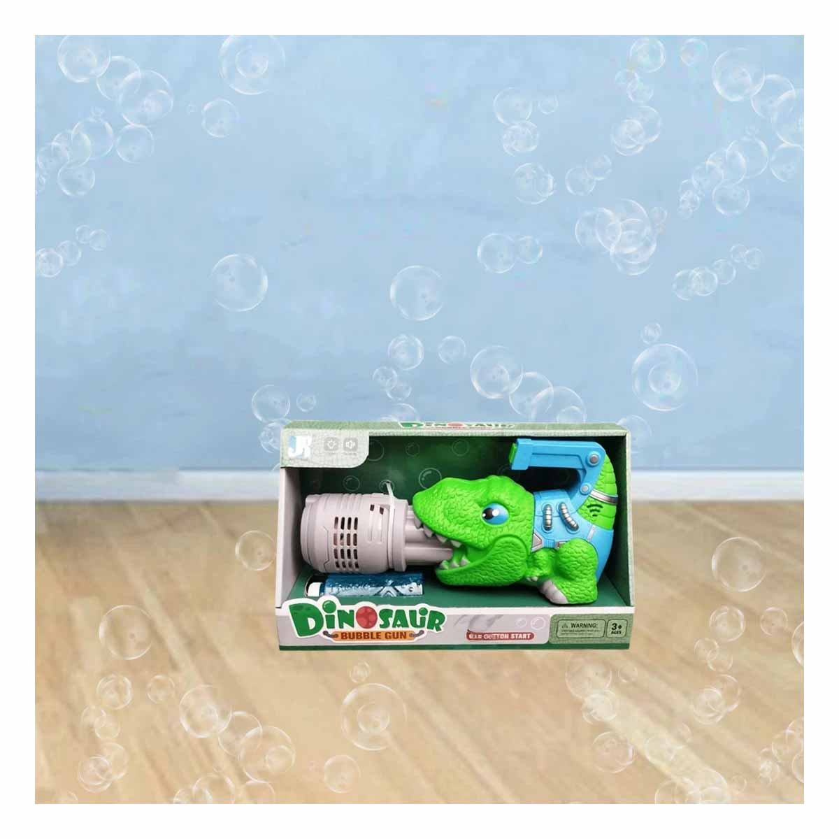 PACK6 FORMADOR LED DE BURBUJAS DINOSAURIO CON SONIDO PARA HOGAR Y+PAPEL REGALO - 2