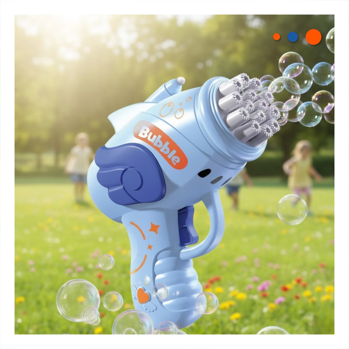 PACK2 MAQUINA DE BURBUJAS PARA ACTIVIDADES INFANTILES Y+REGALO STICKER - 3