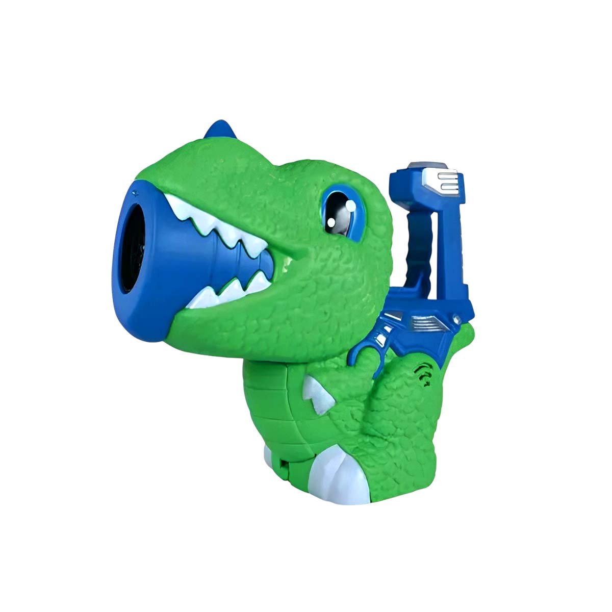 PACK12 DISPOSITIVO DE BURBUJAS DINOSAURIO CHICO VERDE Y AZUL PARA JUEGO DIARIO Y+REGALO STICKER - 2