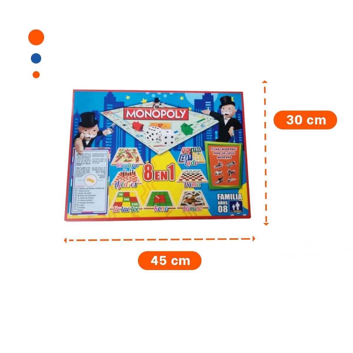 PACK4 CONOCIDO DE MESA MULTICOLOR PARA TARDES EN CASA Y+REGALO STICKER - 4