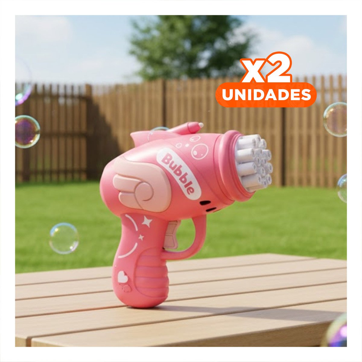 PACK2 MAQUINA DE BURBUJAS PARA ACTIVIDADES INFANTILES Y+REGALO STICKER - 1
