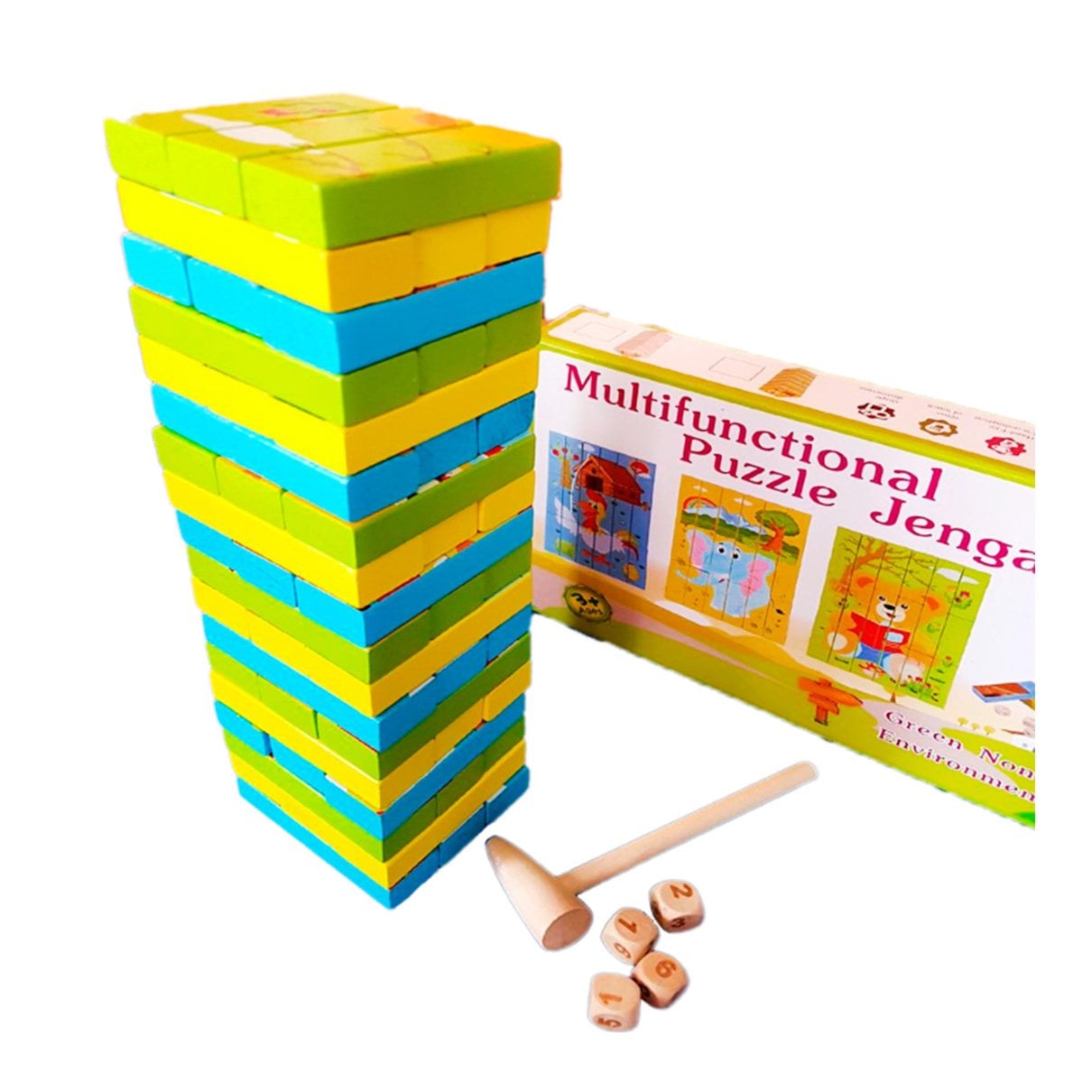 SET DE PIEZAS PARA PUBLICO INFANTIL CON ROMPECABEZAS Y USO DOMESTICO Y+LIGAS REGALO - 3