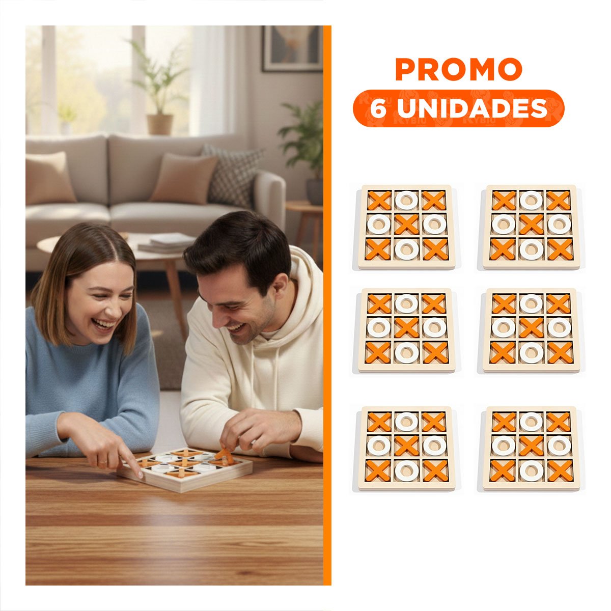 PACK6 PROPUESTA SOCIAL MULTICOLOR PARA HOGAR Y REUNIONES EN CASA - 1