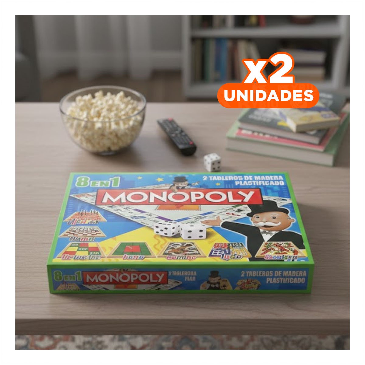 PACK2 ALTERNATIVA LUDICA MULTICOLOR PARA HOGAR CON DIVERSION SOCIAL Y+REGALO STICKER - 1