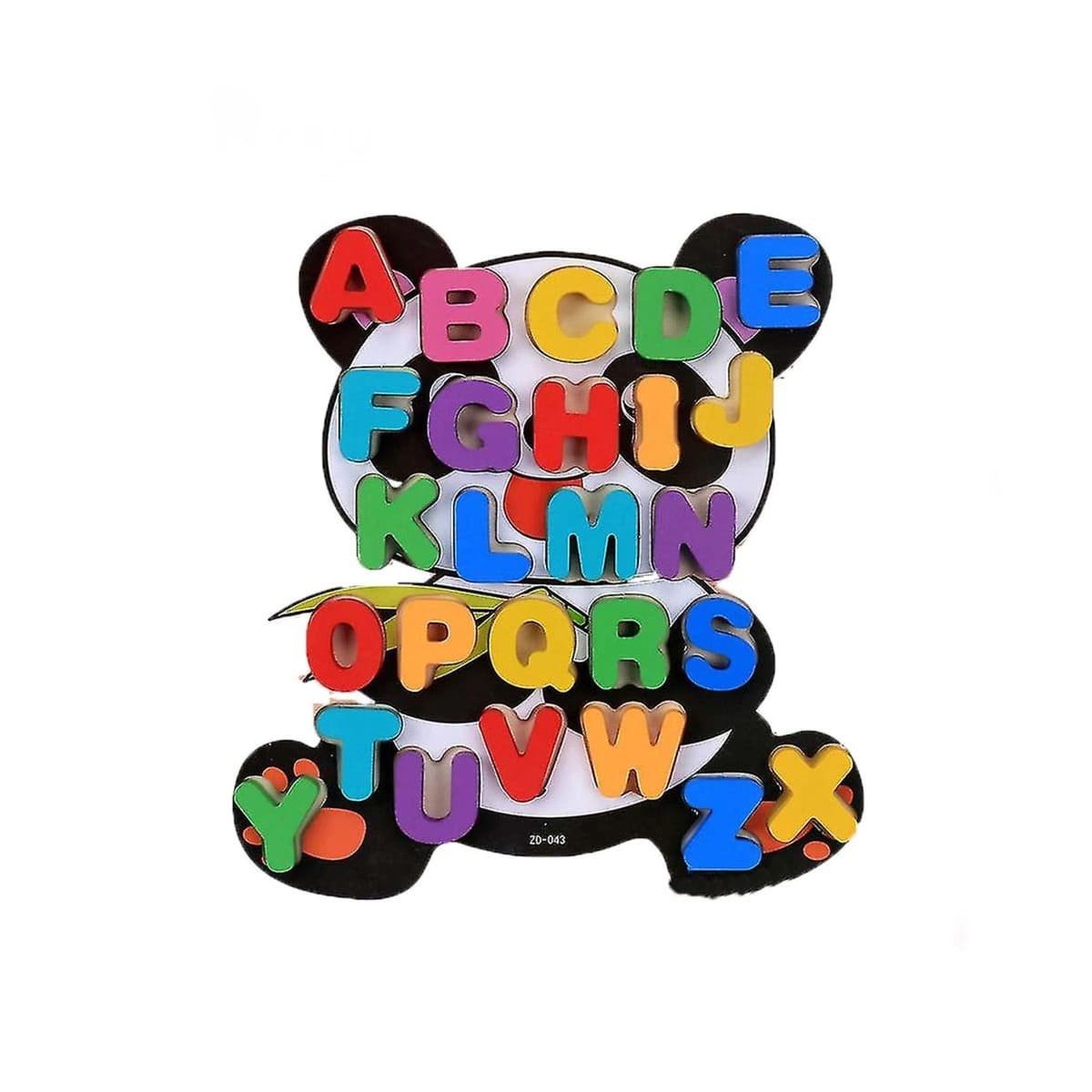 PACK6 ESTRATEGIA EDUCATIVA ABECEDARIO CON LETRAS ENCAJABLES OSITO Y+REGALO STICKER - 2