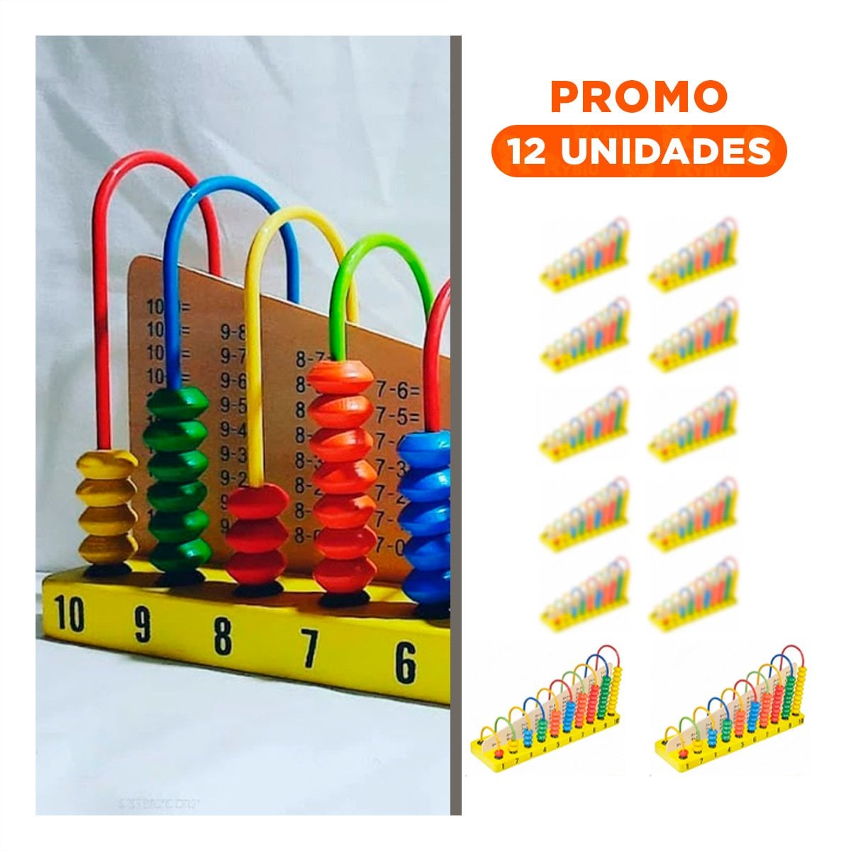 PACK12 ACTIVIDAD EDUCATIVA DE MATEMATICA Y DESARROLLO COGNITIVO Y+REGALO STICKER - 1