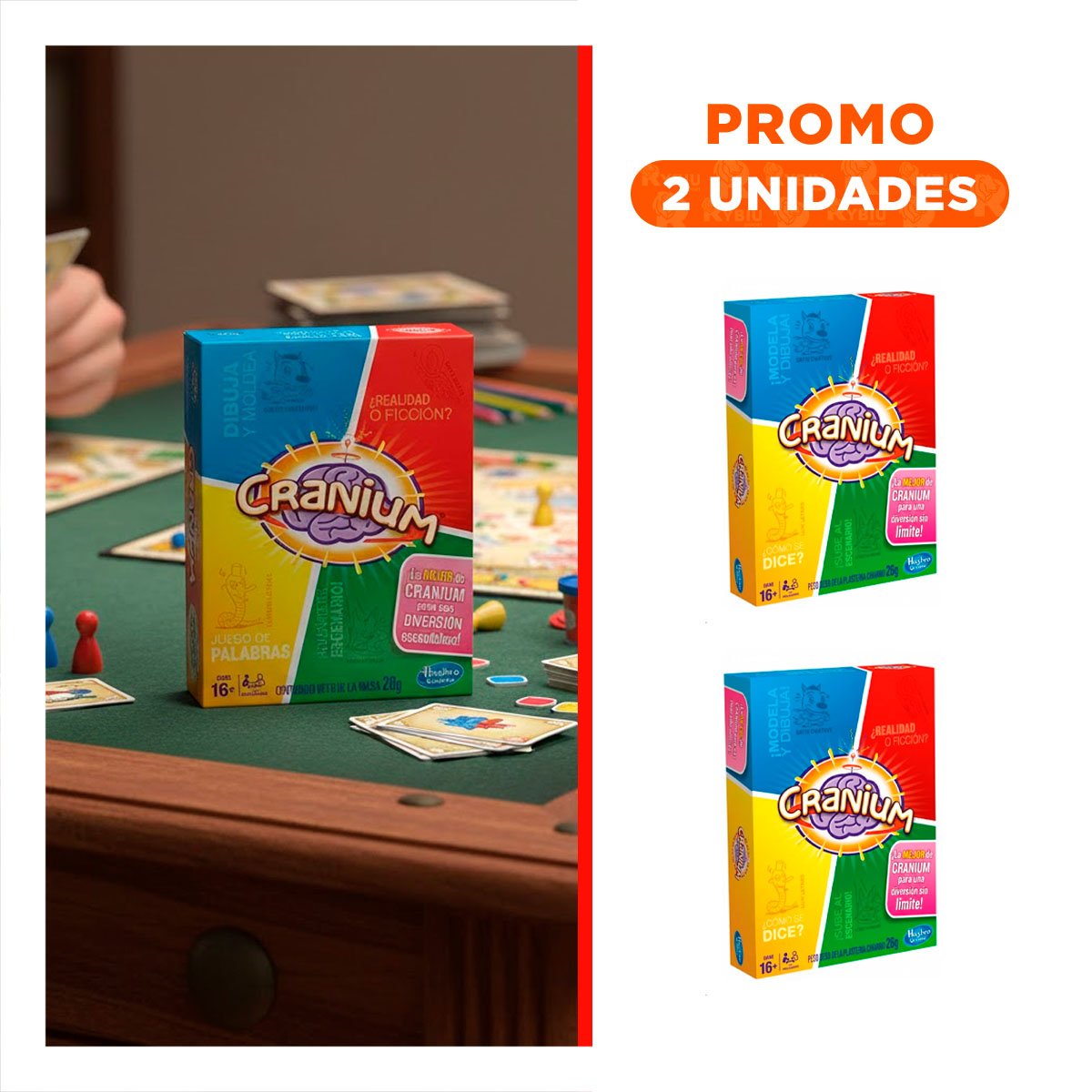 PACK2 RETO LUDICO MULTICOLOR PARA ACTIVAR LA IMAGINACION EN EL HOGAR - 1