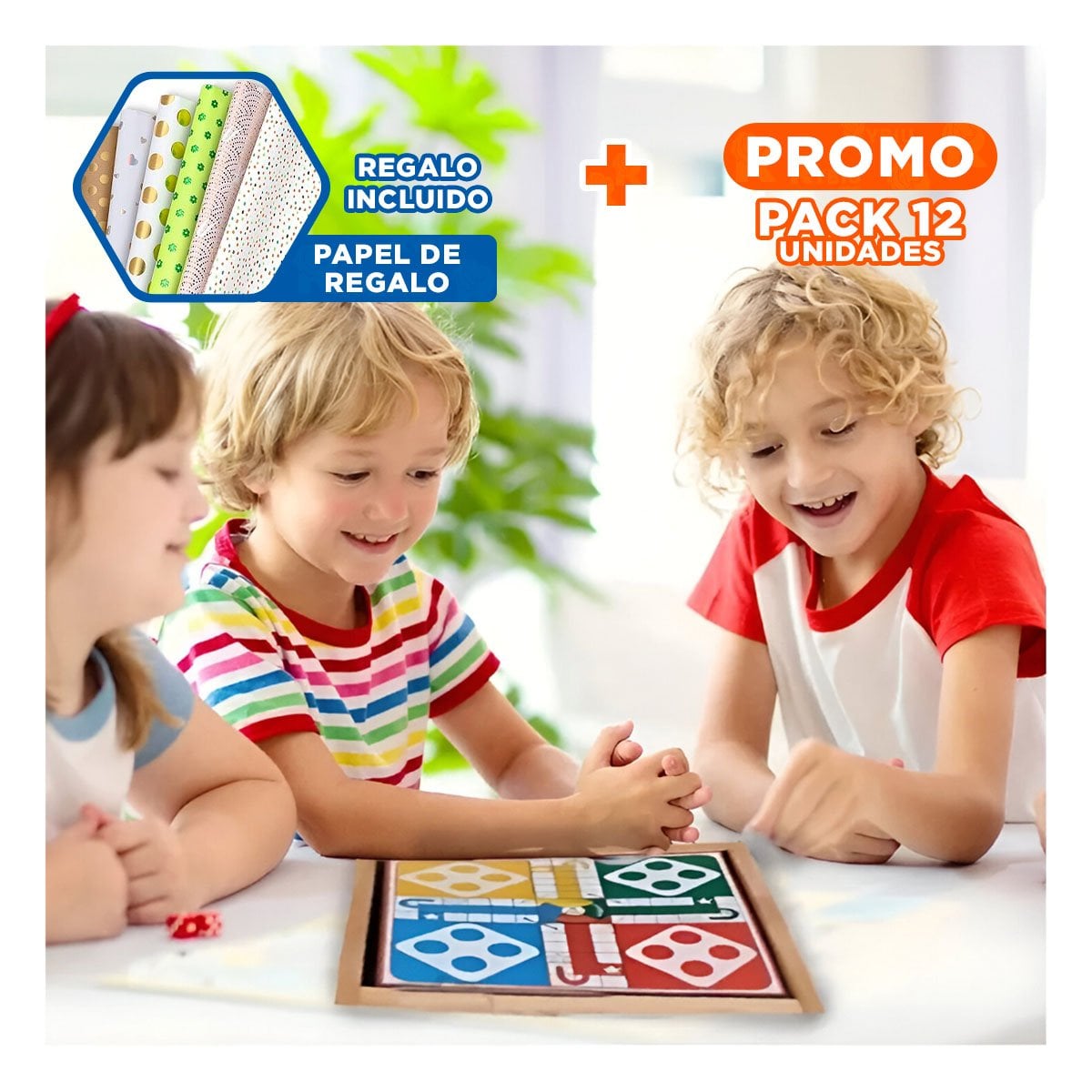 PACK12 KIT EDUCATIVO 8 EN 1 AJEDREZ PARA DESARROLLO DE HABILIDADES Y RECREACION Y+PAPEL REGALO - 1