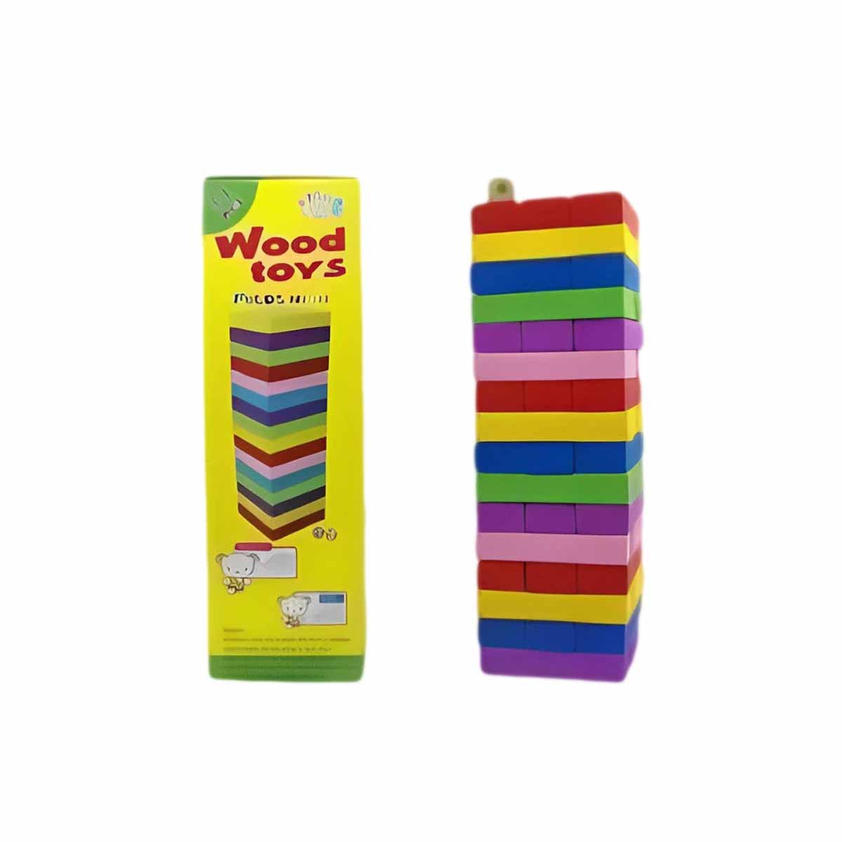PACK12 DIVERTIDO DE MADERA MULTICOLOR PARA JUEGO DE MESA EN FAMILIA Y+REGALO STICKER - 2