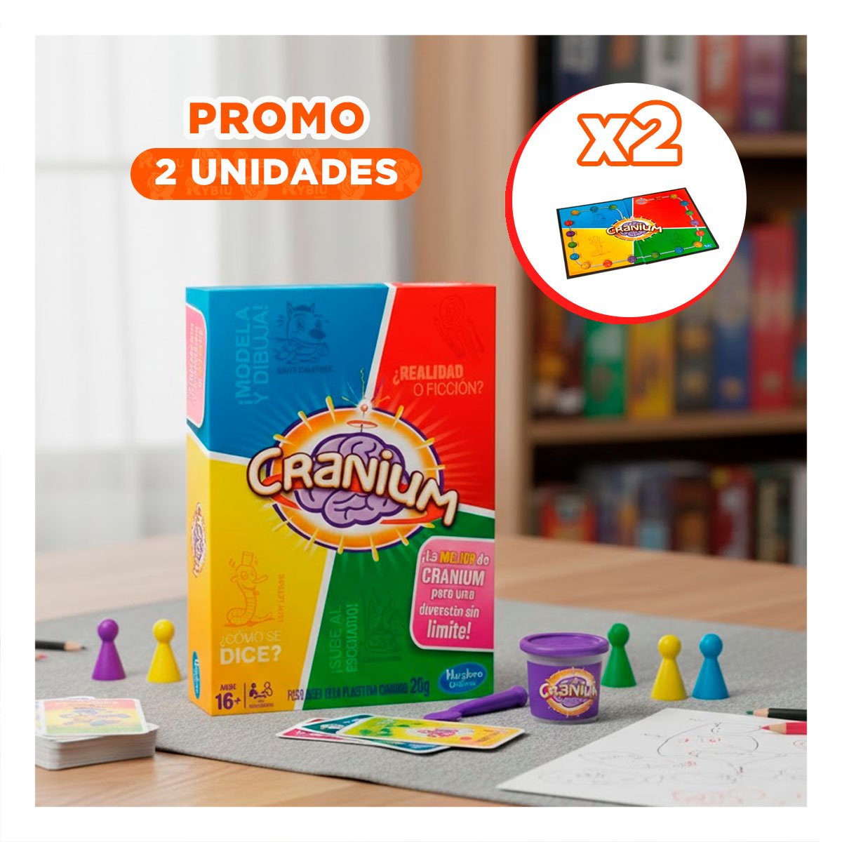 PACK2 FORMATO LUDICO MULTICOLOR PARA DIVERSION SOCIAL EN CASA Y+REGALO STICKER - 1