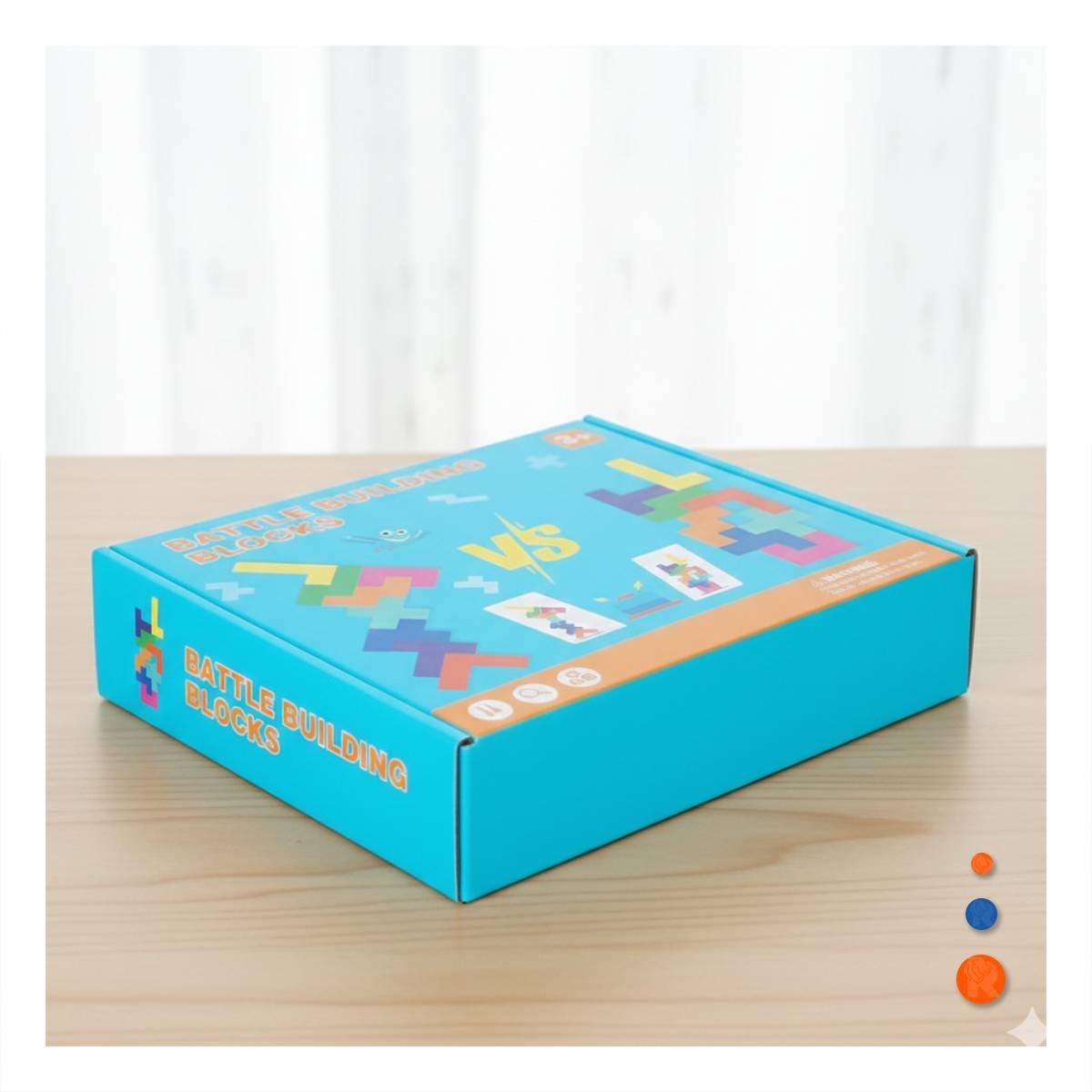 PACK2 FORMATO TETRIS MULTICOLOR PARA JUEGO FAMILIAR Y REUNIONES - 3