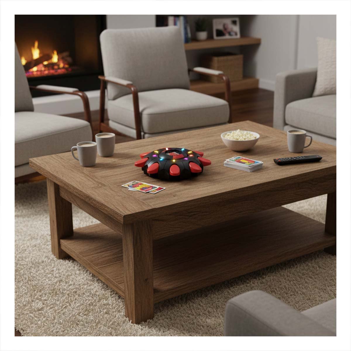 PACK2 PLAN SOCIAL DE MESA NEGRO PARA COMPARTIR MOMENTOS EN CASA CON AMIGOS Y+REGALO STICKER - 3