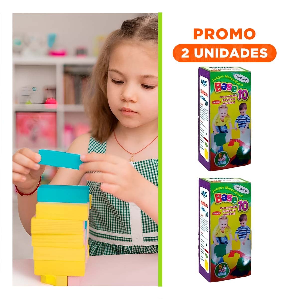 PACK2 SET EDUCATIVO BASE 10 COMPLETO PARA NINOS - 1