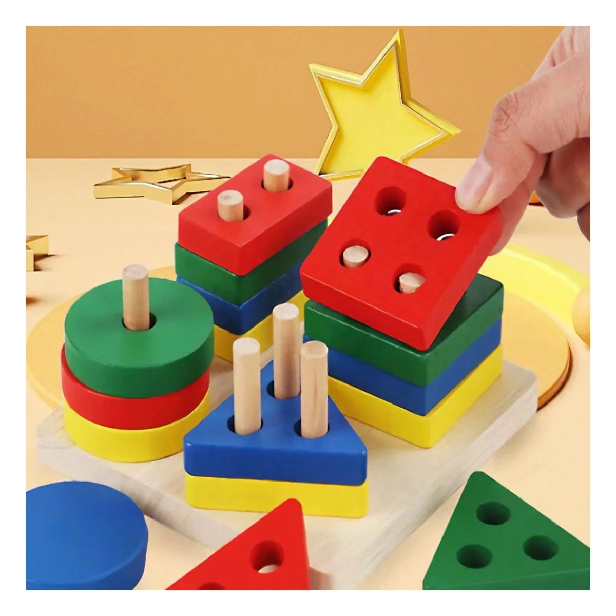 PACK2 FORMAS DIDACTICO PLANTADO PARA NIÑOS ALEGRE Y COLORIDO - 2
