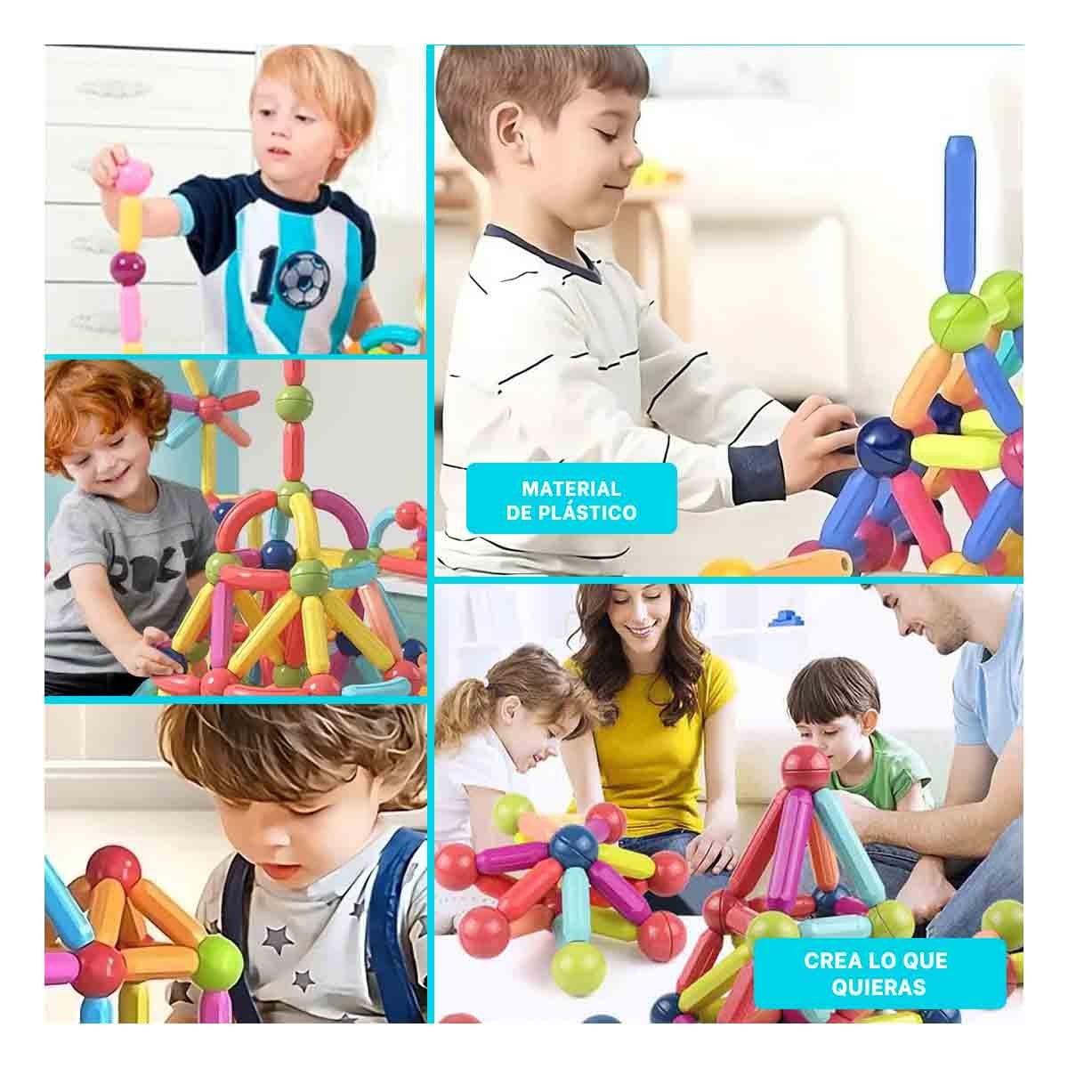PACK6 ALTERNATIVA EDUCATIVA MAGNETICA PIEZAS PARA CREATIVIDAD Y DIVERSION Y+PAPEL REGALO - 3