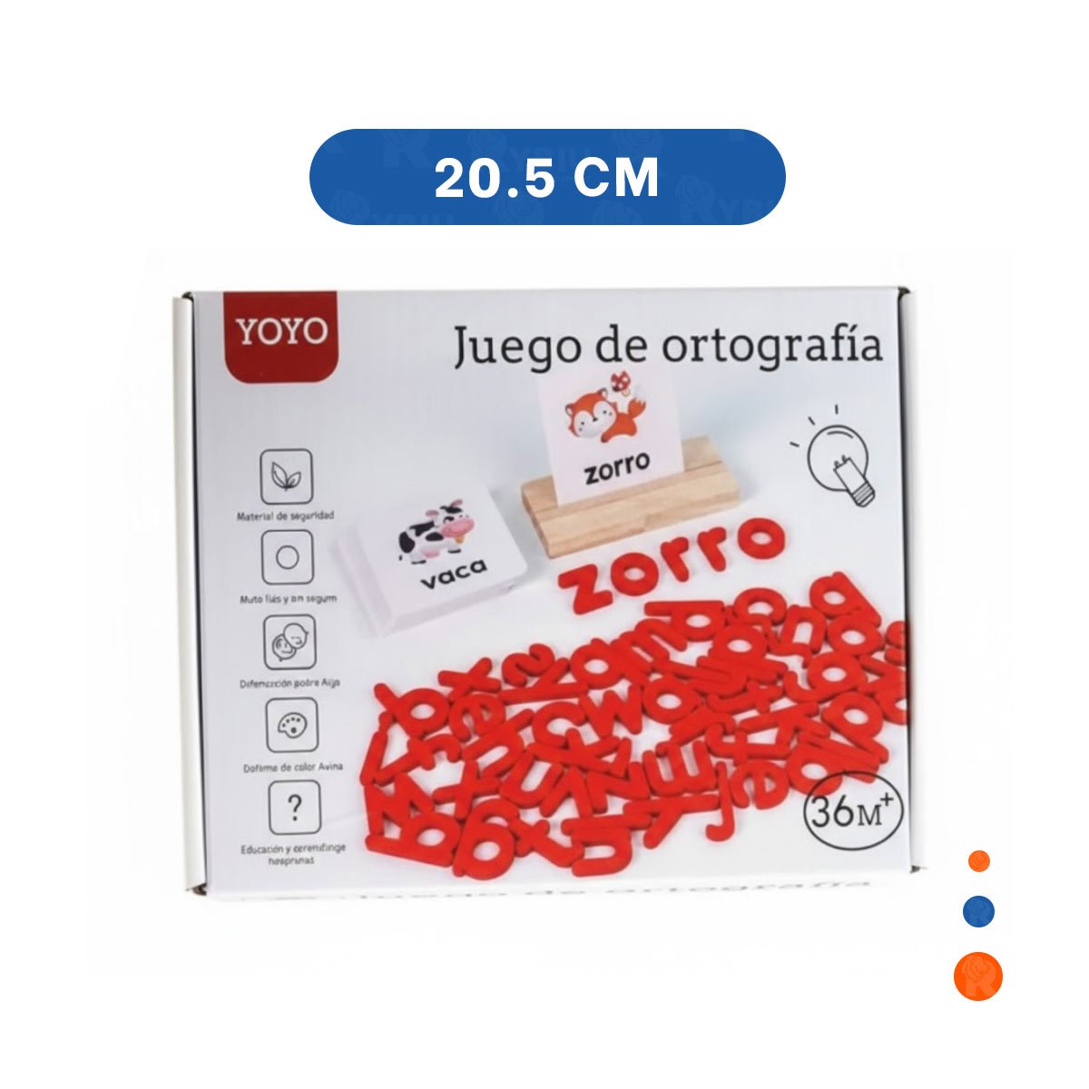 SISTEMA DIDACTICO DE ORTOGRAFIA ROJO PARA USO ESCOLAR Y APRENDIZAJE GUIADO Y+POST IT - 4