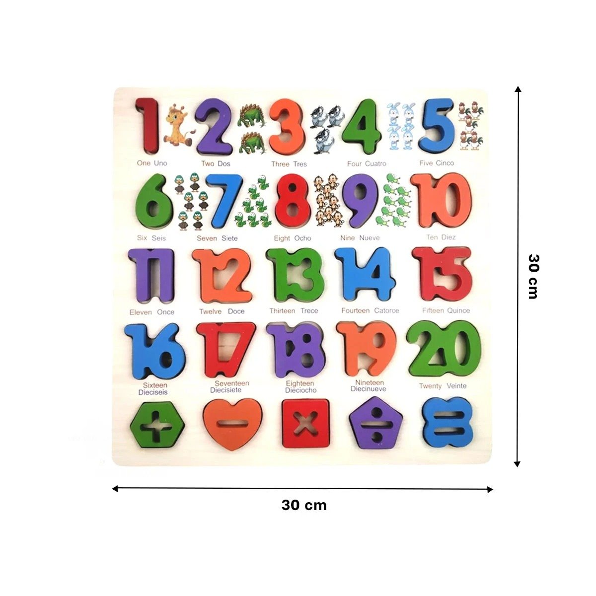 PACK6 INSTRUMENTO DIDACTICO DE MADERA CON PIEZAS ENCASJABLES PARA APRENDER Y+REGALO STICKER - 4