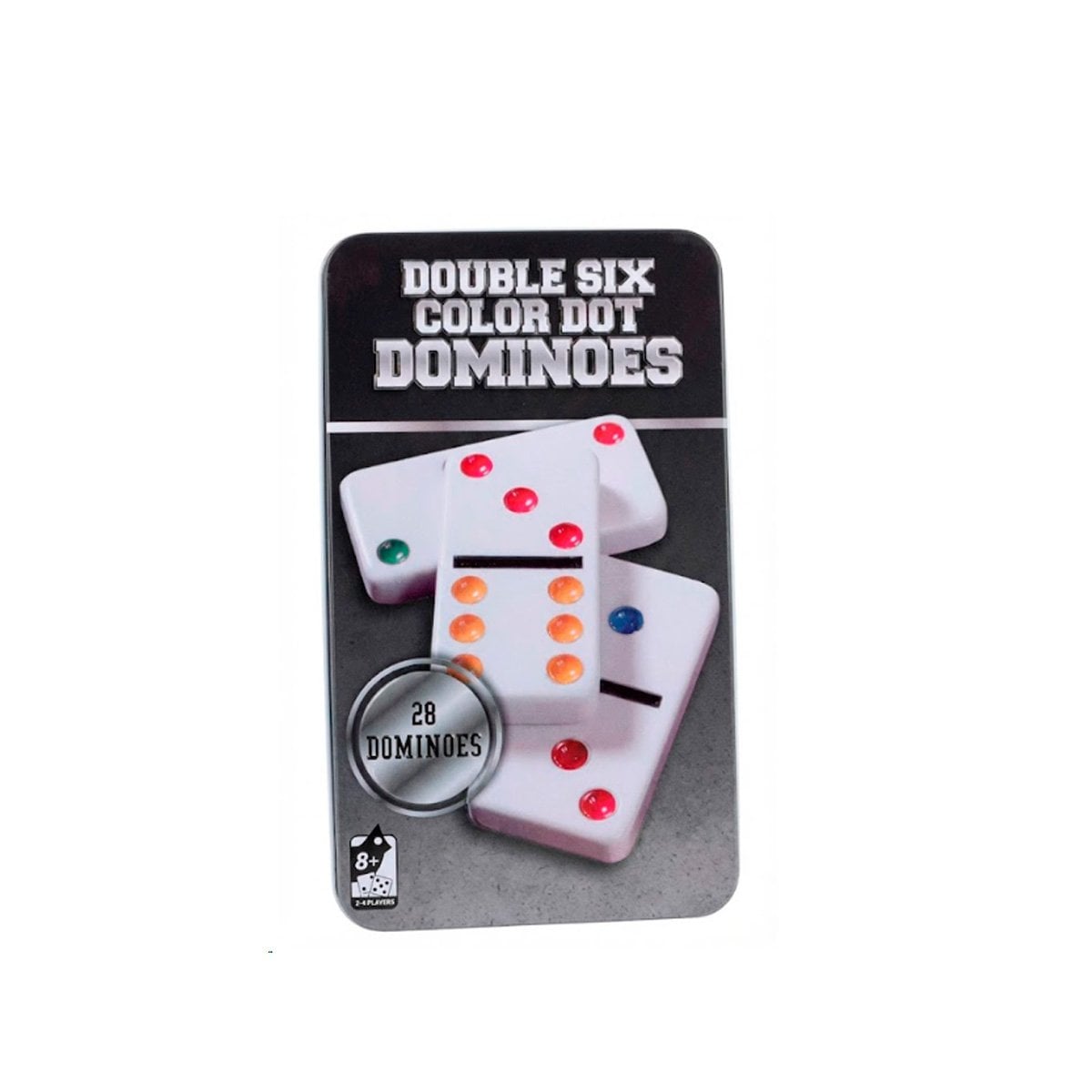 HOGAR DOMINO CLASICO NEGRO PARA JUEGOS DE MESA Y REUNIONES Y+PAPEL REGALO - 1