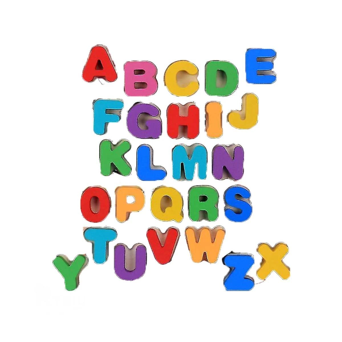 PACK4 SOLUCION EDUCATIVA ABECEDARIO LETRAS ENCAJABLES CON OSITO PARA CASA Y+PAPEL REGALO - 3