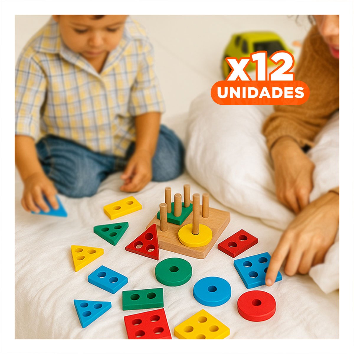 PACK12 SET DIDACTICO PLANTADO PARA NIÑOS MOTRICIDAD Y CREATIVO - 1