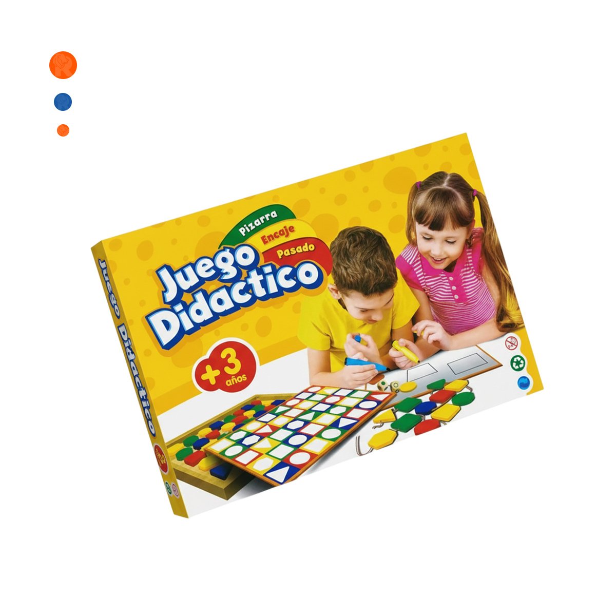PACK2 TABLERO DIDACTICO 3 EN 1 CON PIZARRA ENCAJE Y PASADO PARA USO DIARIO Y+REGALO STICKER - 2