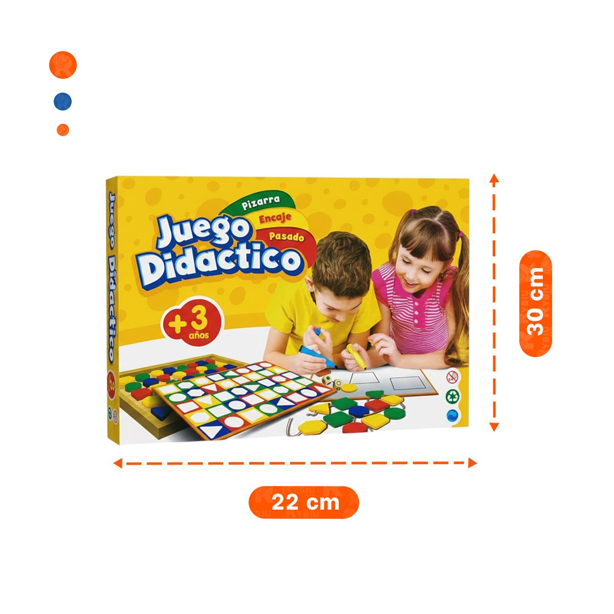 PACK2 TABLERO DIDACTICO 3 EN 1 CON PIZARRA ENCAJE Y PASADO PARA USO DIARIO Y+REGALO STICKER - 4