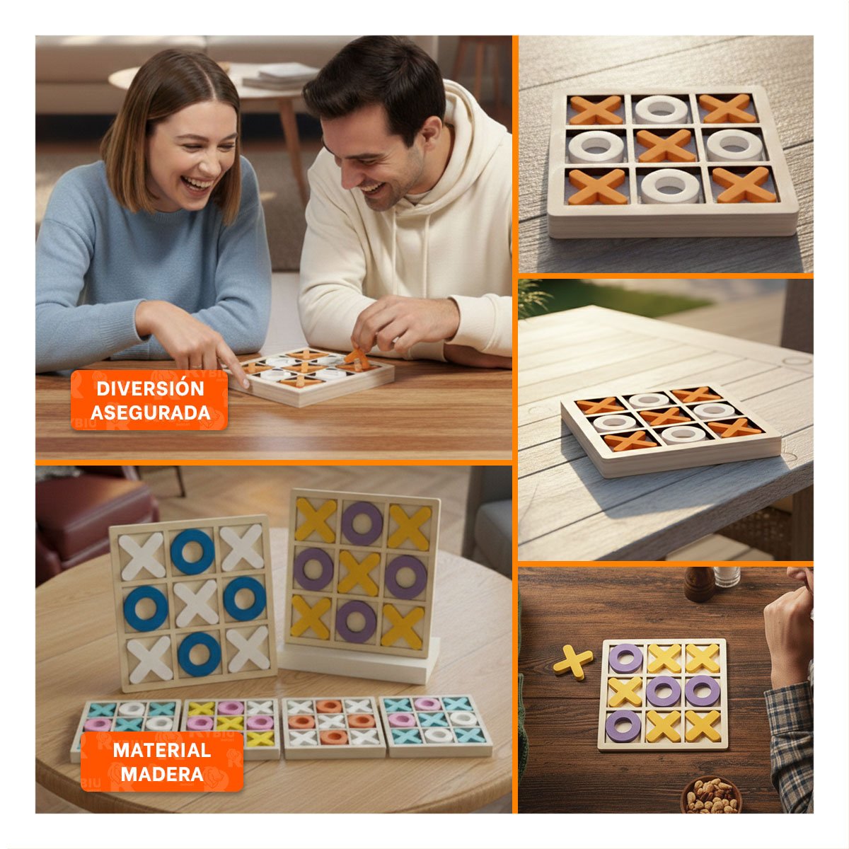 OCIO DE MESA MULTICOLOR PARA CASA Y AMIGOS CON ESTILO TRADICIONAL Y COLORIDO - 5