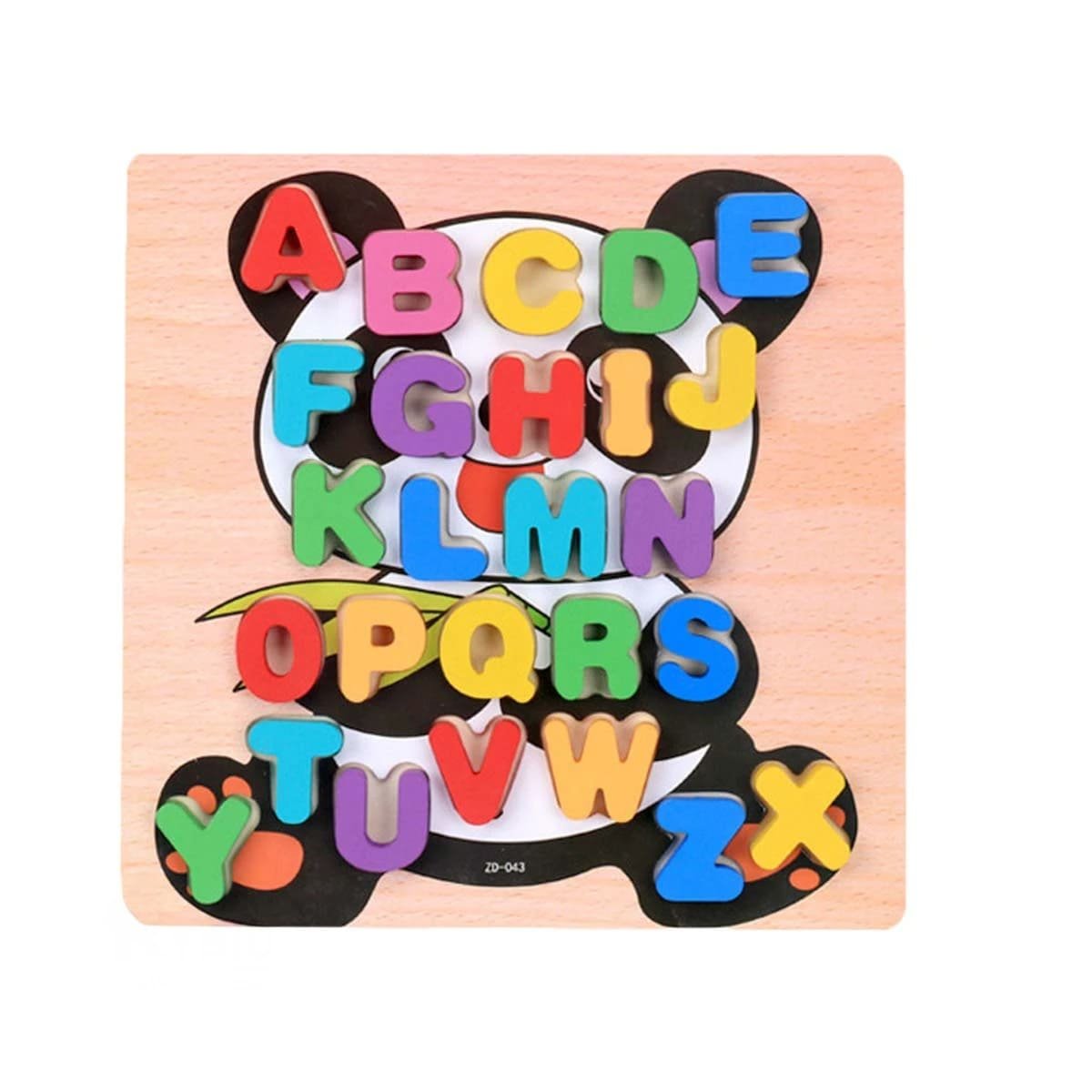PACK2 OPCION DIDACTICA ABECEDARIO LETRAS ENCAJABLES OSITO APRENDIZAJE Y+REGALO STICKER - 2