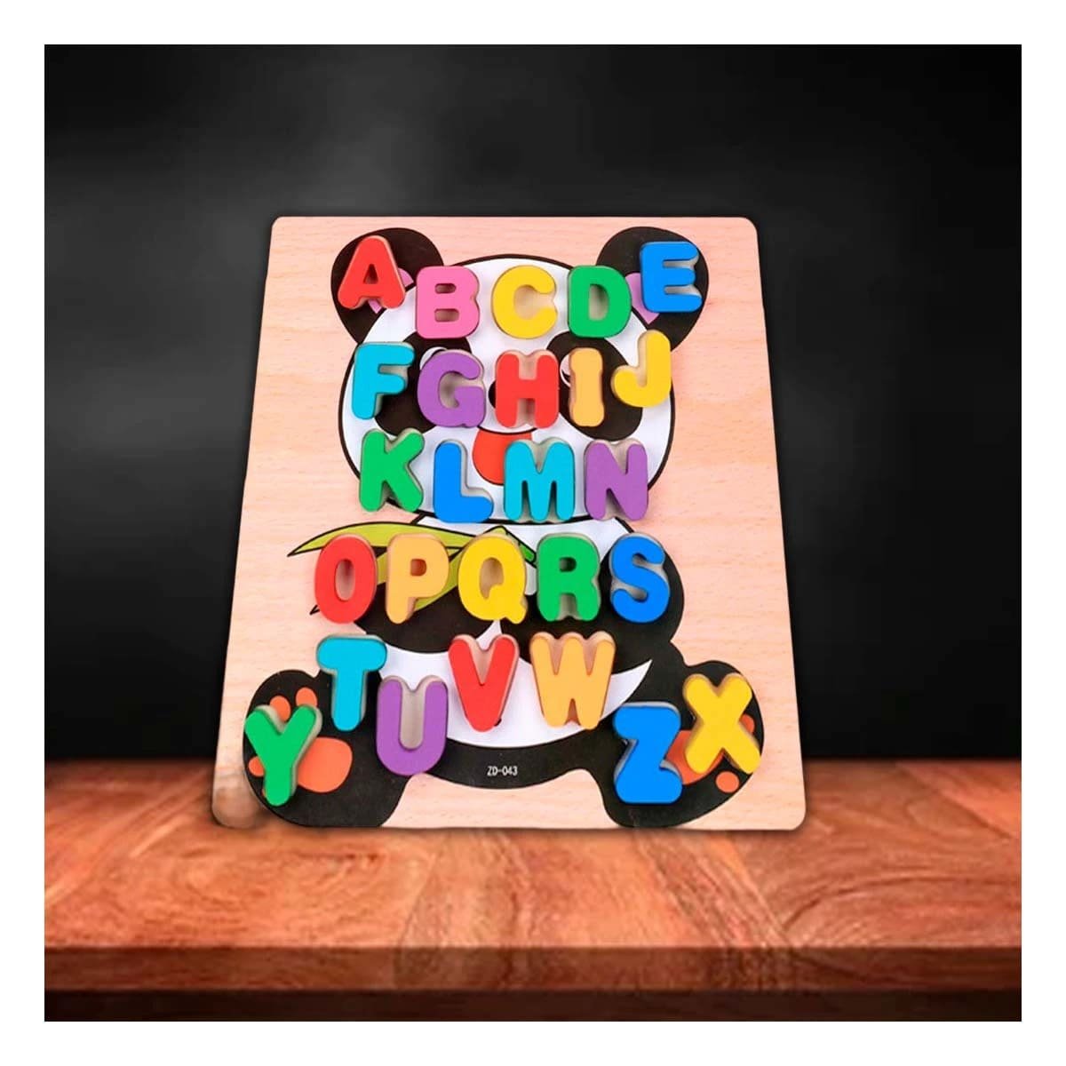PACK2 OPCION DIDACTICA ABECEDARIO LETRAS ENCAJABLES OSITO APRENDIZAJE Y+REGALO STICKER - 3