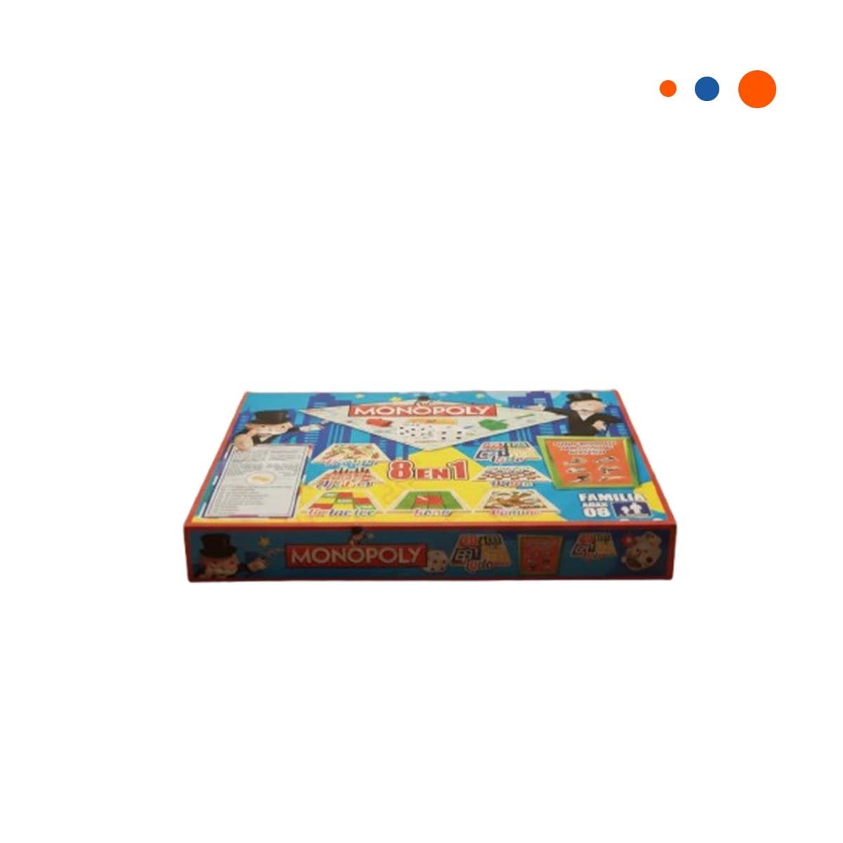 DINAMICA DE MESA MULTICOLOR PARA REUNIONES EN CASA Y+PAPEL REGALO - 1