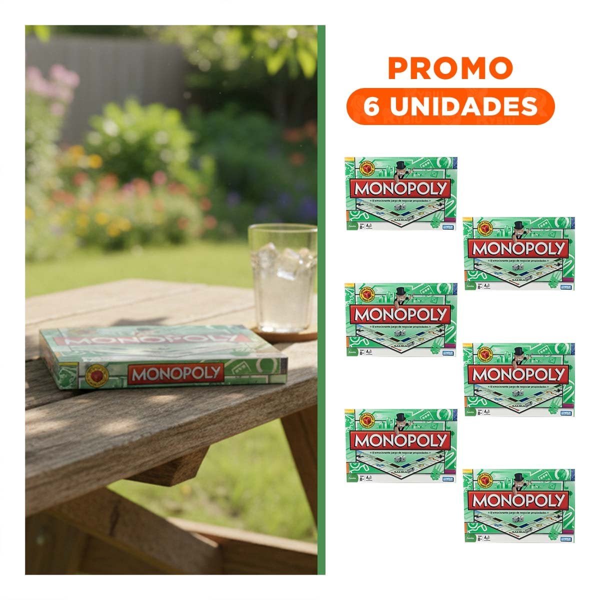 PACK6 EDICION TRADICIONAL DE MESA VERDE PARA HOGAR CON DISENO ATRACTIVO - 1