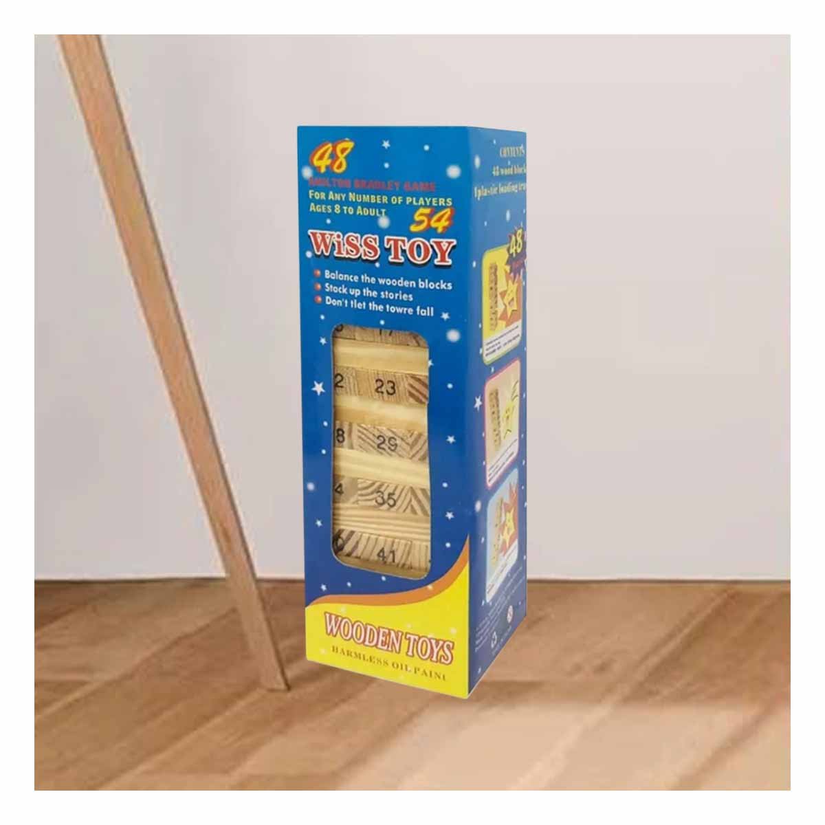 PACK2 OPCION LUDICA DE PIEZAS DE MADERA CON NUMEROS PARA JUEGOS DE MESA Y+PAPEL REGALO - 5