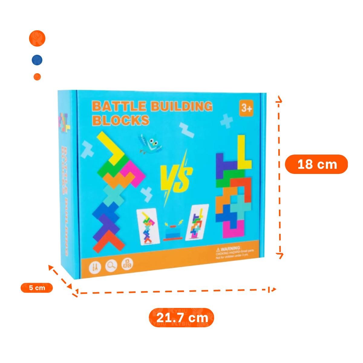 PACK4 ESTILO TETRIS MULTICOLOR PARA JUEGO DE MESA Y DIVERSION - 4