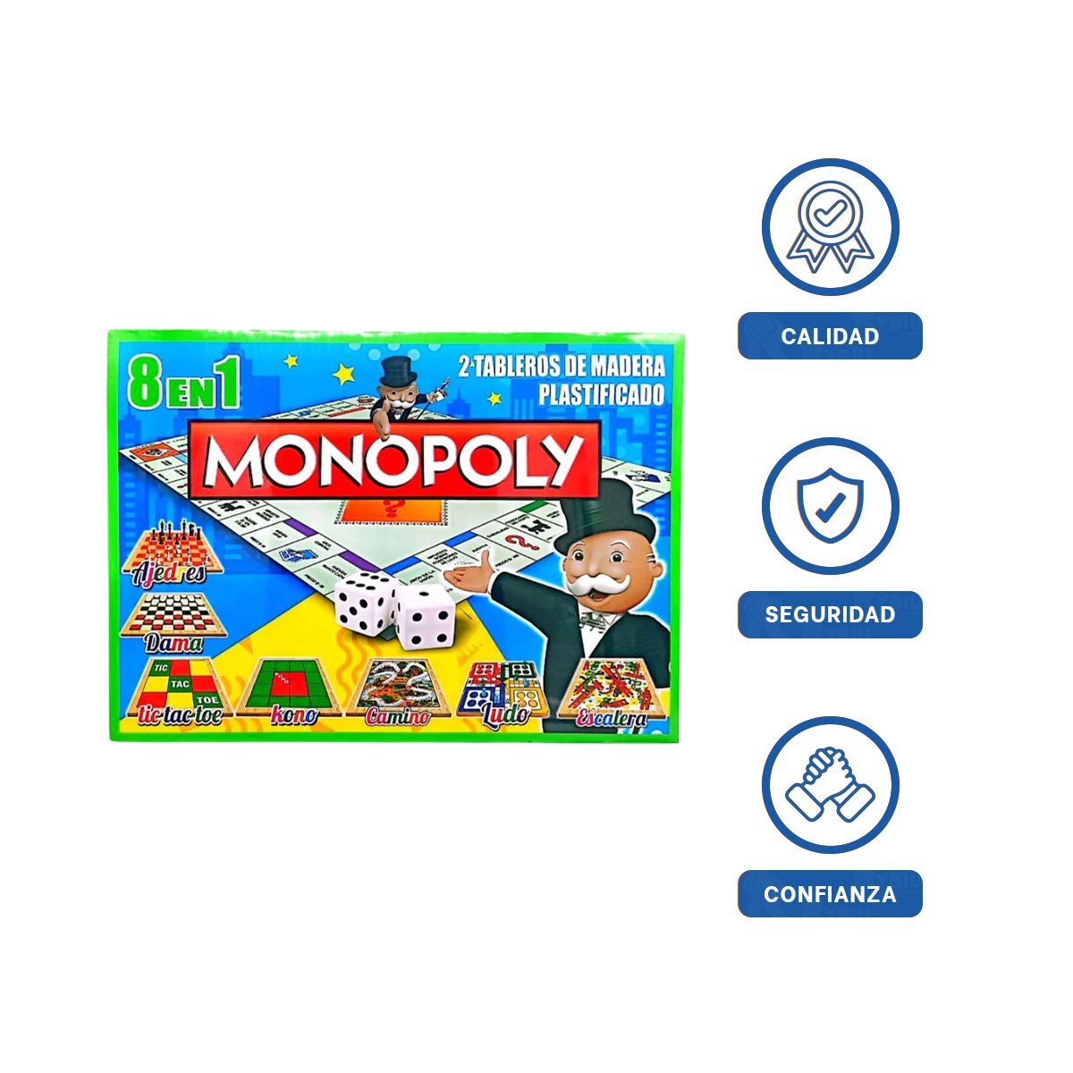 VERSION DE MESA MULTICOLOR PARA HOGAR CON ENTRETENIMIENTO CLASICO Y DIVERSION Y+LIGAS REGALO - 3