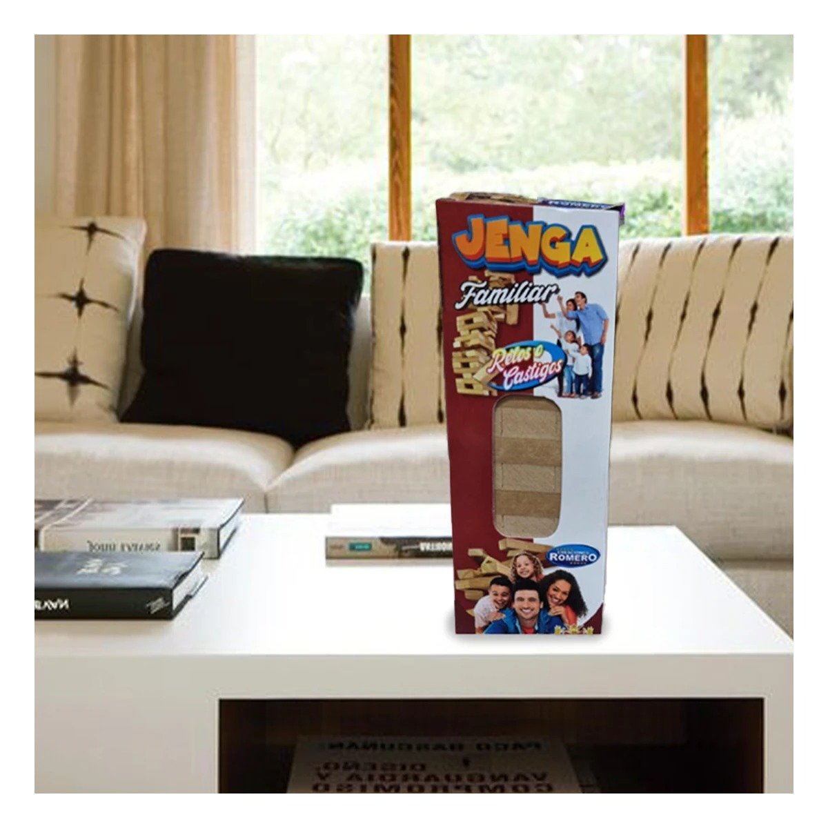 PACK4 CONSTRUCCION FAMILIAR DE ENTRETENIMIENTO DESAFIO O CASTIGO PARA CASA Y+PAPEL REGALO - 2