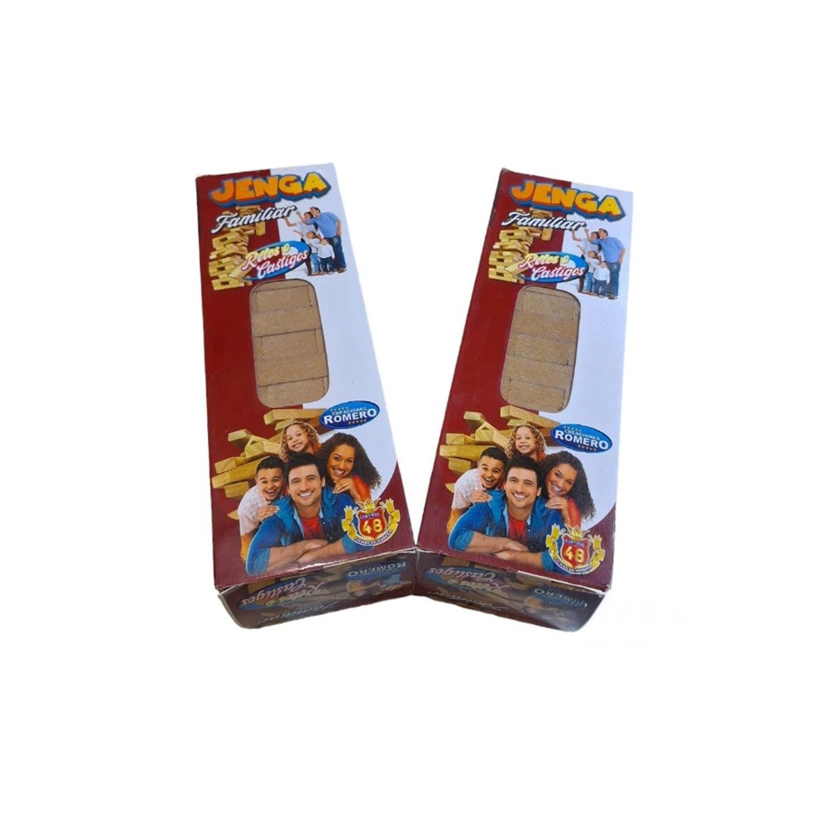 PACK4 CONSTRUCCION FAMILIAR DE ENTRETENIMIENTO DESAFIO O CASTIGO PARA CASA Y+PAPEL REGALO - 3