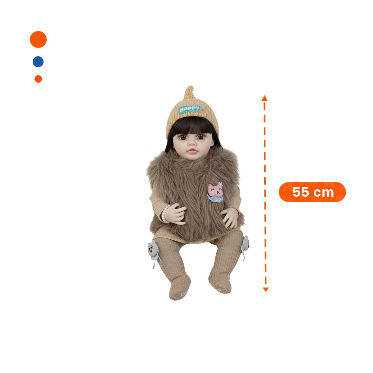ARTICULO CON FUNCION REALISTA ORIENTADO A JUEGO INFANTIL CON 55CM EN MARRON Y+POST IT - 4