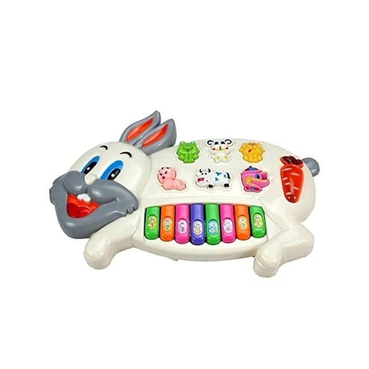 PIANO CONEJO DIDACTICO CON ANIMALES Y NUMEROS PARA APRENDIZAJE TEMPRANO Y+REGALO STICKER - 3