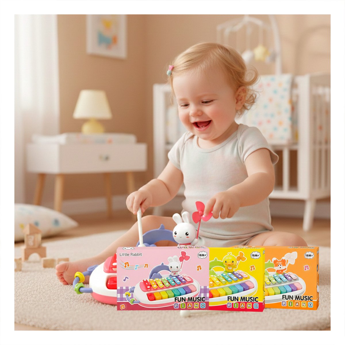 PACK2 MESA DIDACTICA MUSICAL PARA INFANTES CON USO COMPARTIDO - 5